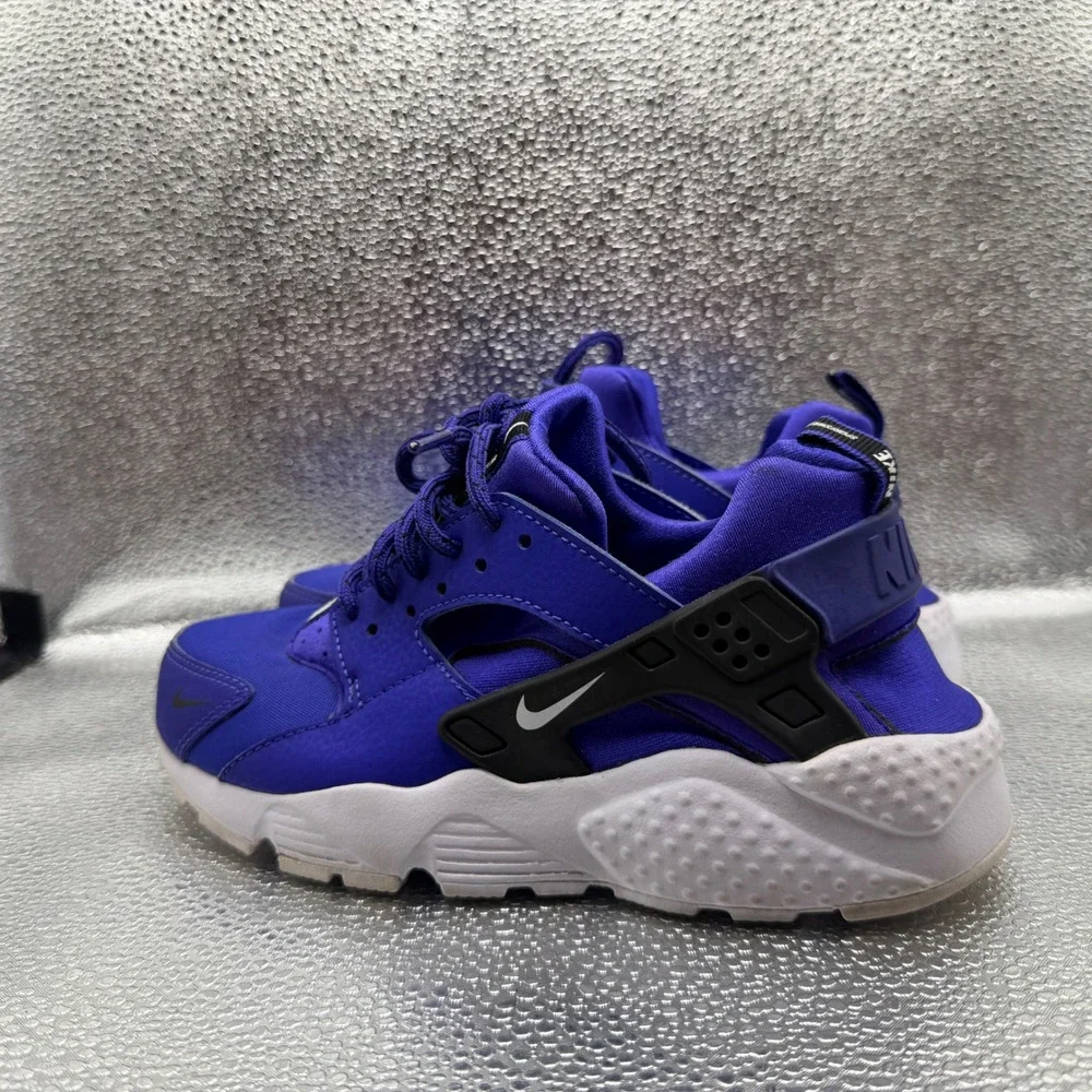 Size 4Y Nike Air Huarache Run GS Kids Blue Excellent Hyper Royal 909143-402